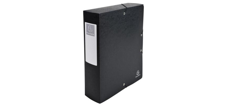 Boite de classement Exabox Dos 80mm Carte lustrée - A4