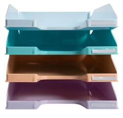 Set 4 Vaschette portacorrispondenza Combo Midi Aquarel - Colori assortiti