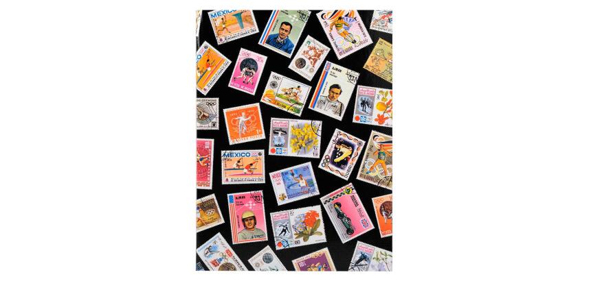 Album de timbres Sport 16 pages noires - 22,5x30,5 cm - Visuel