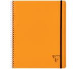 Linicolor FRESH, PROACTIV'BOOK mit Doppelspirale 22,5x29,7 cm, 80 Blatt 90g kariert mit Rand, Einband aus gerilltem Polypropylen - Sortiert
