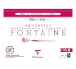 Fontaine bloc collé 4 côtés 20F 31x41cm 300g grain fin