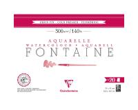 Fontaine bloc collé 4 côtés 20F 31x41cm 300g grain fin