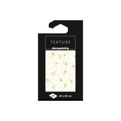 * Papier Texture Décopatch n°785 - 1 feuille 40x60cm - Jaune