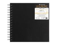 Goldline carnet spiralé 50F 20x20cm 140g - Blanc