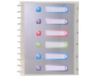 Carpeta de fundas amovibles con anillas Tapa rígida Crystal 7/10º - (Vistas: 60 Fundas: 30) - 26x31,2 cm para A4 - Cristal