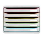 Module de classement Big Box Plus horizon 5 tiroirs Glossy