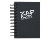 Zap Book carnet spiralé 160F A6 80g - Noir