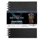 Nova Series carnet spiralé 50F 15,2x20,3cm 150g - Noir