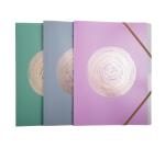 Clasificadores con 3 solapas Ellipse - Tamaño: 25x32 cm para: A4 - Colores surtidos