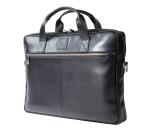 Sacoche ordinateur Exactive Cuir noir - Noir