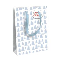 Empreintes, sac large 26,5x14x33 cm - Bleu