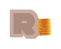 Rhodiarama porte-stylo autoadhésif 4x3 cm pour blocs carnets et agendas - Touche de rose