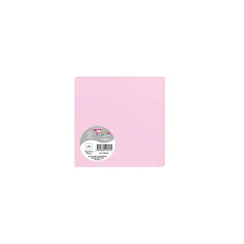 Paquet de 25 cartes simples Pollen 135x135mm 210g/m²