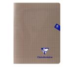 Cahier piqué Mimesys 17x22cm 48 pages grands carreaux couverture polypropylène