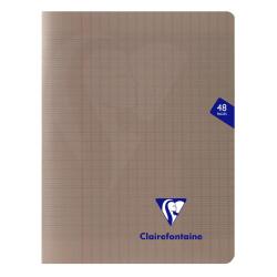 Cahier piqué Mimesys 17x22cm 48 pages grands carreaux couverture polypropylène