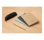 Flying Spirit piqûre textile A5 96 pages ligné motifs assortis papier ivoire 90g - Noir