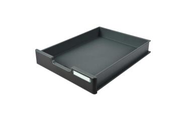 MODULODOC Recycled Drawer with Black Panel - Black