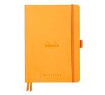 Rhodiarama Goalbook souple A5 240 pages dot papier ivoire 90g - Orange
