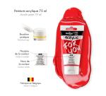 Darwi For You tube de peinture acrylique 75 ml - Rouge de Pyrrole