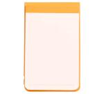 Rhodiarama Webnotepad rembordé rigide 9x14 cm 192 pages ligné microperforé papier ivoire 90g fermeture élastique - Orange