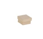 Mini boîte carrée 4,5x4,5x3cm - Kraft