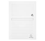 Paquet de 100 chemises à fenêtre SUPER 160g/m2 - 22x31cm