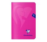 Carnet piqué Mimesys 11x17cm 96 pages petits carreaux Couleur aléatoire - Assortis