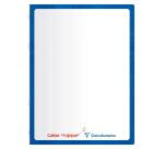 Cahier Magique couverture ardoise double-face effaçable piqué 24x32cm 48 pages grands carreaux (Seyès tricolore) - Bleu