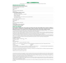 Dossier location commerciale - Vert