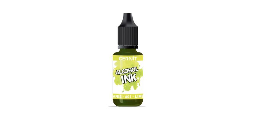 Cernit encre à l'alcool 20 ml Vert anis - Vert anis