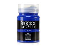 Peinture acrylique fine pot 500ml - Bleu primaire