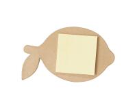 Bloc-notes citron avec aimant