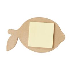 Bloc-notes citron avec aimant - Kraft