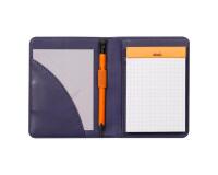Rhodiarama livret porte-bloc N°11 pour bloc ou carnet format A7 - Bleu nuit