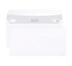 Paquet de 100 Enveloppes Blanches DL-110x220mm - Auto-Adhésives - 80g/m2 - Blanc