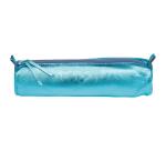 MIROR CUIR Trousse ronde Ø5,5x22 cm Miror Turquoise