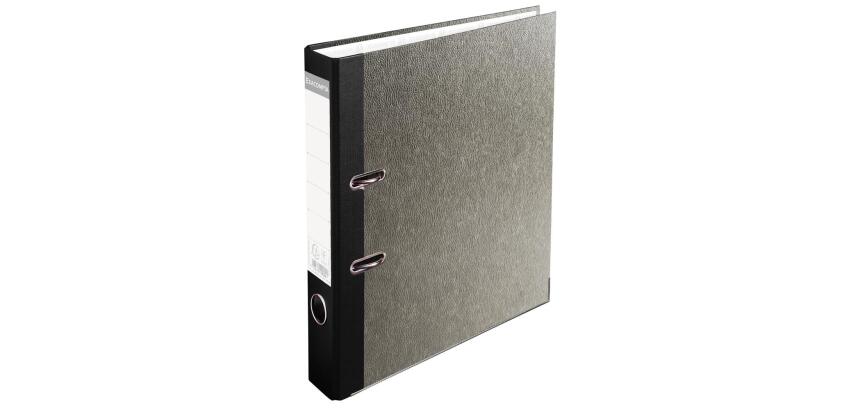 Classeur à levier cartonné Exacompta Prem'Touch papier marbre A4 - Dos 5 cm