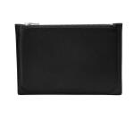 Pochette multifonction en cuir, petit modèle - Noir