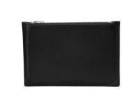 Pochette multifonction en cuir, petit modèle - Noir
