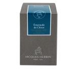 Encre 1670 à paillettes dorées 50ml - Vert emeraude