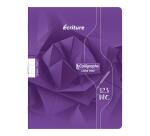 Cahier d'écriture piqué 7000 17x22 cm 32 pages double ligne 2 mm + interligne verticale 70 g - Assortis
