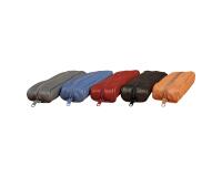 Trousse en cuir Age Bag petite ovale 18,5x5x3 cm - Assortis