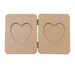 Cadre album avec coeurs - Kraft