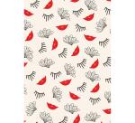 Moulin Rouge, Set de correspondance 12x16,5 cm contenant 8 cartes simples 11x15,5 cm assorties et 8 enveloppes Pollen C6 blanc naturel