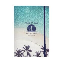 TRAVELER'S NOTEBOOK, Carnet de 112 pages au format 12x17,5cm - Time to chill