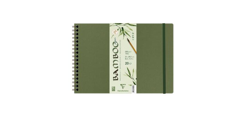 Bamboo album spiralé 20F A4 250g