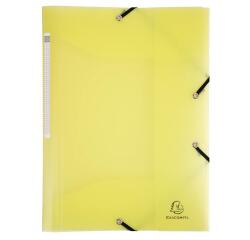 Sammelmappe A4 mit Gummizug und 3 Klappen, PP, Chromaline Pastell