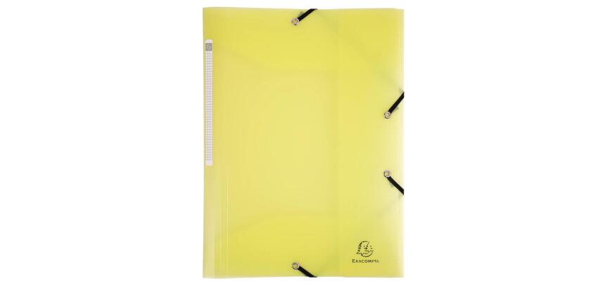 Chemise à élastiques 3 rabats polypropylène Chromaline Pastel - A4