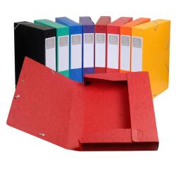 Cartella portaprogetti Cartobox dorso 50mm cartoncino lustré - A4 - Colori assortiti