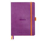 Rhodiarama Goalbook souple A5 240 pages petits carreaux 5x5 papier ivoire 90g - Violet